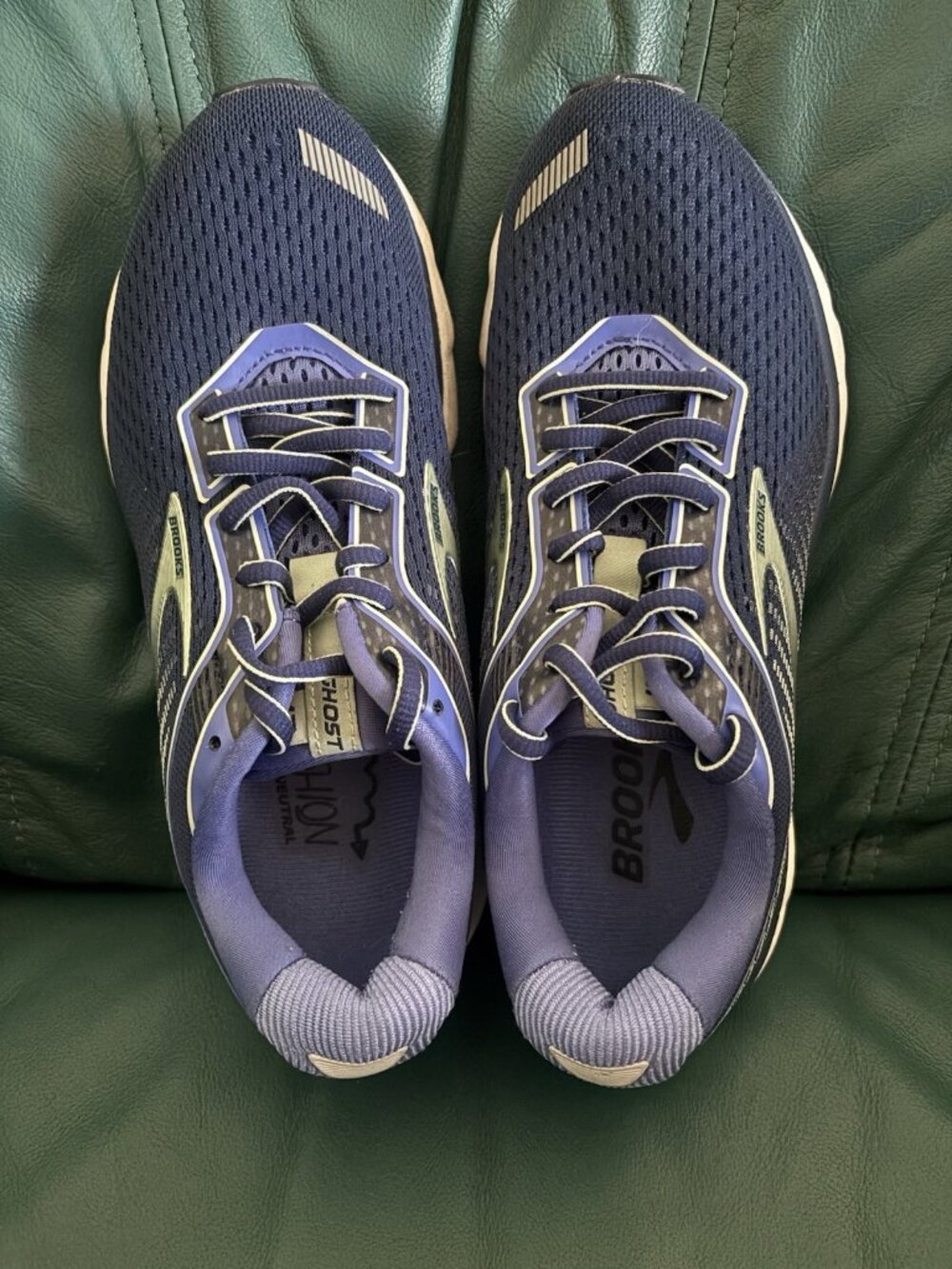 BROOKS Women’s Ghost 12 Athletic Running Shoes Size 6.5 B Blue Walking Sneakers - Picture 6 of 8